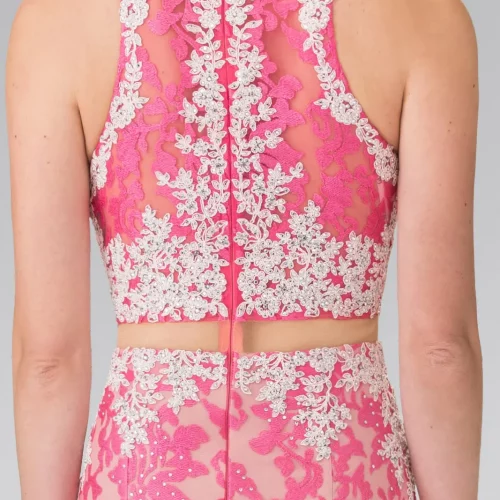 gl2271-pink-4-floor-length-prom-pageant-gala-red-carpet-lace-beads-sheer-back-zipper-sleeveless-high-neck-mock-two-piece-two-piece