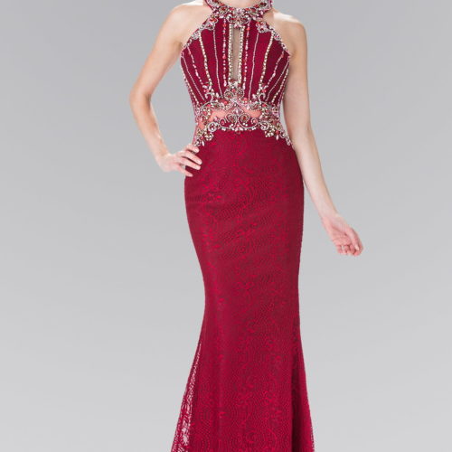 gl2275-burgundy-1-floor-length-prom-pageant-gala-red-carpet-lace-beads-jewel-sequin-zipper-cut-out-back-sleeveless-halter-mermaid-trumpet