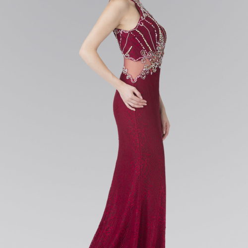 gl2275-burgundy-2-floor-length-prom-pageant-gala-red-carpet-lace-beads-jewel-sequin-zipper-cut-out-back-sleeveless-halter-mermaid-trumpet