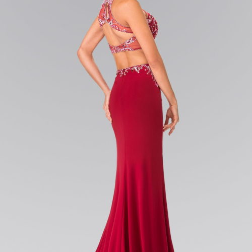 gl2277-burgundy-2-tail-prom-pageant-gala-red-carpet-rome-jersey-beads-sequin-zipper-cut-out-back-sleeveless-halter-mermaid-trumpet-two-piece