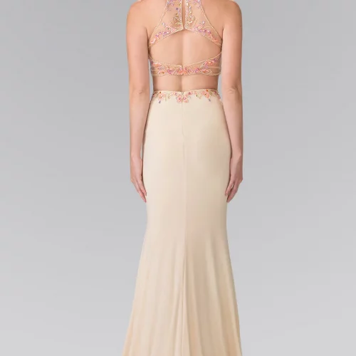 gl2277-champagne-2-tail-prom-pageant-gala-red-carpet-rome-jersey-beads-sequin-zipper-cut-out-back-sleeveless-halter-mermaid-trumpet-two-piece