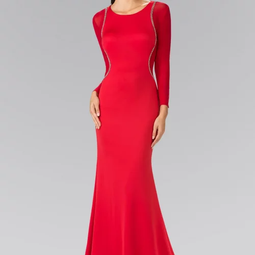 gl2284-red-1-long-prom-pageant-mother-of-bride-gala-red-carpet-rome-jersey-jewel-sheer-back-zipper-long-sleeve-crew-neck-mermaid-trumpet