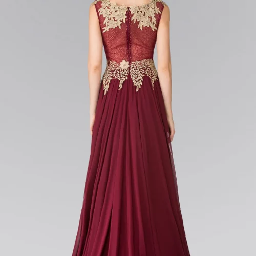 gl2288-burgundy-2-long-prom-pageant-mother-of-bride-gala-red-carpet-chiffon-lace-beads-sheer-back-zipper-sleeveless-crew-neck-a-line-floral