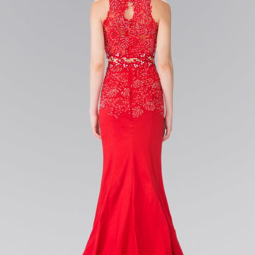 gl2291-red-2-long-prom-pageant-gala-red-carpet-lace-taffeta-beads-sheer-back-zipper-sleeveless-high-neck-mermaid-trumpet-two-piece