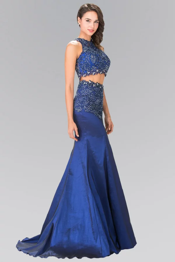gl2291-royal-blue-1-long-prom-pageant-gala-red-carpet-lace-taffeta-beads-sheer-back-zipper-sleeveless-high-neck-mermaid-trumpet-two-piece