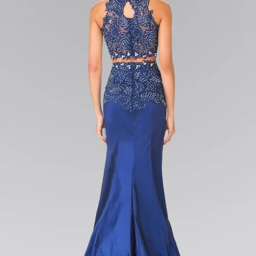 gl2291-royal-blue-2-long-prom-pageant-gala-red-carpet-lace-taffeta-beads-sheer-back-zipper-sleeveless-high-neck-mermaid-trumpet-two-piece