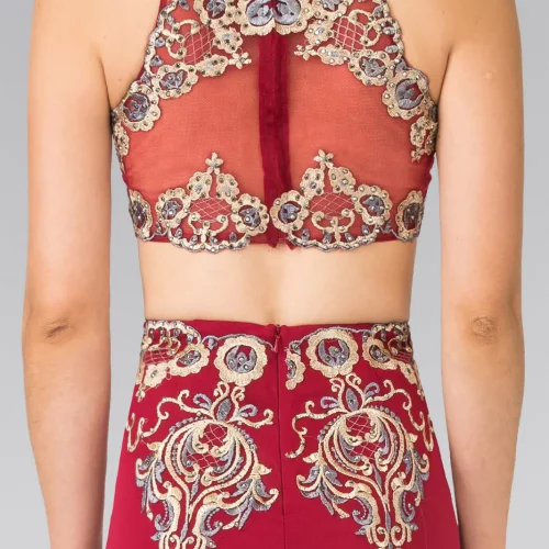 gl2296-burgundy-4-tail-prom-pageant-red-carpet-rome-jersey-beads-embroidery-sheer-back-zipper-sleeveless-high-neck-mermaid-trumpet-two-piece