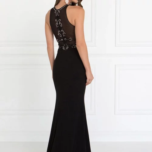 gl2298-black-2-floor-length-prom-pageant-mother-of-bride-gala-red-carpet-rome-jersey-beads-jewel-sheer-back-zipper-sleeveless-high-neck-mermaid-trumpet