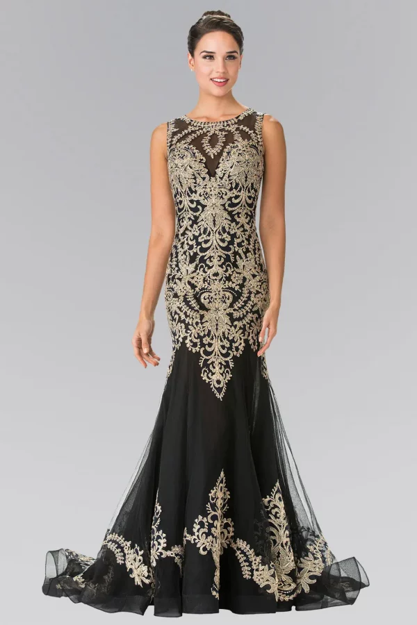 gl2307-black-1-tail-prom-pageant-mother-of-bride-gala-red-carpet-tulle-beads-embroidery-cut-out-back-sleeveless-boat-neck-mermaid-trumpet