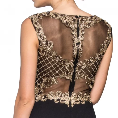 gl2316-black-4-floor-length-prom-pageant-mother-of-bride-red-carpet-chiffon-beads-embroidery-sheer-back-zipper-sleeveless-crew-neck-a-line
