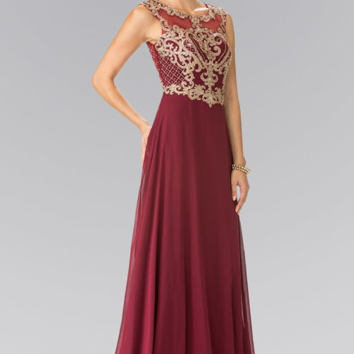 gl2316-burgundy-1-floor-length-prom-pageant-mother-of-bride-red-carpet-chiffon-beads-embroidery-sheer-back-zipper-sleeveless-crew-neck-a-line