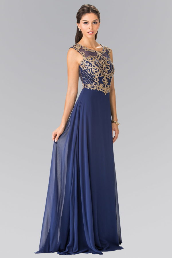 gl2316-navy-1-floor-length-prom-pageant-mother-of-bride-red-carpet-chiffon-beads-embroidery-sheer-back-zipper-sleeveless-crew-neck-a-line