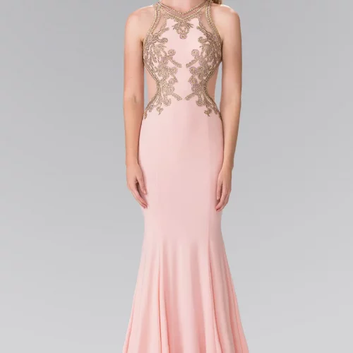 gl2321-coral-1-long-prom-pageant-gala-red-carpet-rome-jersey-beads-embroidery-sheer-back-sleeveless-high-neck-mermaid-trumpet