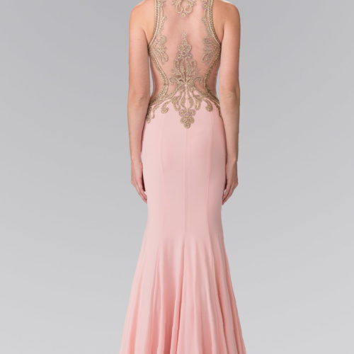 gl2321-coral-2-long-prom-pageant-gala-red-carpet-rome-jersey-beads-embroidery-sheer-back-sleeveless-high-neck-mermaid-trumpet