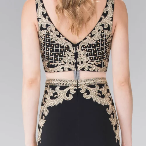 gl2334-black-4-floor-length-prom-pageant-gala-red-carpet-jersey-beads-embroidery-zipper-v-back-sleeveless-v-neck-mock-two-piece-two-piece