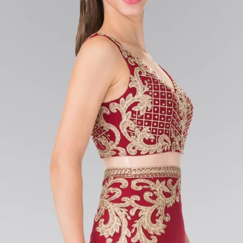 gl2334-burgundy-4-floor-length-prom-pageant-gala-red-carpet-jersey-beads-embroidery-zipper-v-back-sleeveless-v-neck-mock-two-piece-two-piece