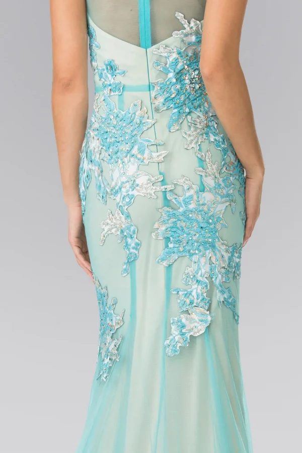 GL2335 | Sleeveless Floor Sweeping Long Dress | GLS Collective