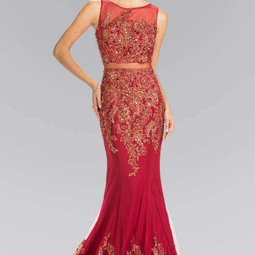 gl2338-burgundy-1-long-prom-pageant-gala-red-carpet-jersey-mesh-beads-embroidery-covered-back-zipper-sleeveless-boat-neck-mermaid-trumpet-two-piece