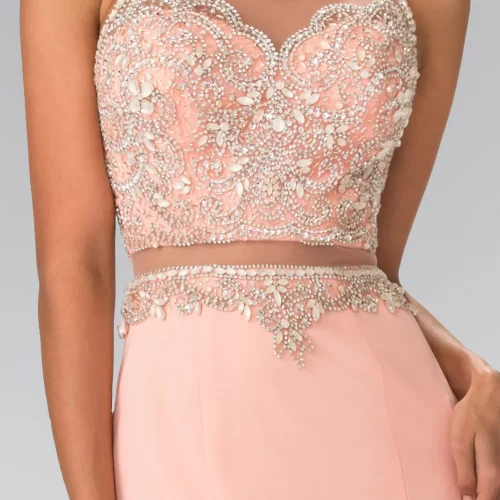 gl2342-peach-3-long-prom-pageant-gala-red-carpet-rome-jersey-beads-jewel-sequin-sheer-back-zipper-sleeveless-illusion-sweetheart-mock-two-piece-two-piece