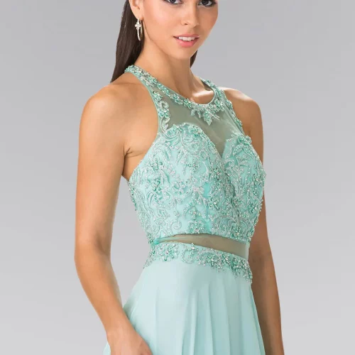 gl2347-mint-3-long-prom-pageant-gala-chiffon-beads-embroidery-jewel-open-back-zipper-sleeveless-crew-neck-mock-two-piece-two-piece