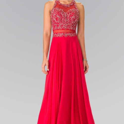 gl2347-red-1-long-prom-pageant-gala-chiffon-beads-embroidery-jewel-open-back-zipper-sleeveless-crew-neck-mock-two-piece-two-piece