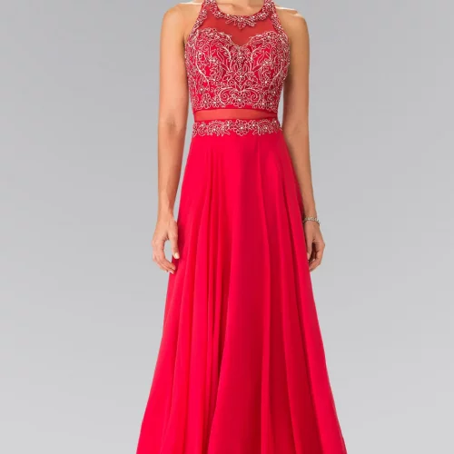 gl2347-red-1-long-prom-pageant-gala-chiffon-beads-embroidery-jewel-open-back-zipper-sleeveless-crew-neck-mock-two-piece-two-piece