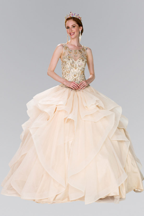gl2378-champagne-1-long-quinceanera-tulle-beads-corset-cut-out-back-sleeveless-scoop-neck-ball-gown-bolero