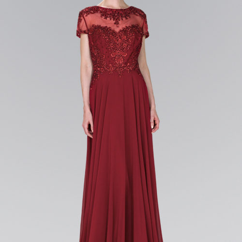 gl2406-burgundy-1-long-mother-of-bride-chiffon-beads-embroidery-sheer-back-zipper-short-sleeve-boat-neck-a-line