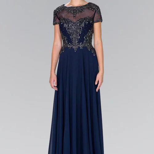 gl2406-navy-1-long-mother-of-bride-chiffon-beads-embroidery-sheer-back-zipper-short-sleeve-boat-neck-a-line