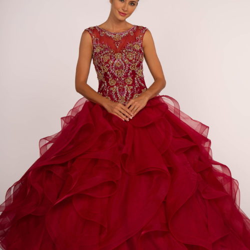 gl2511-burgundy-1-floor-length-quinceanera-tulle-beads-jewel-sheer-back-lace-up-cut-out-back-sleeveless-boat-neck-ball-gown-ruffle