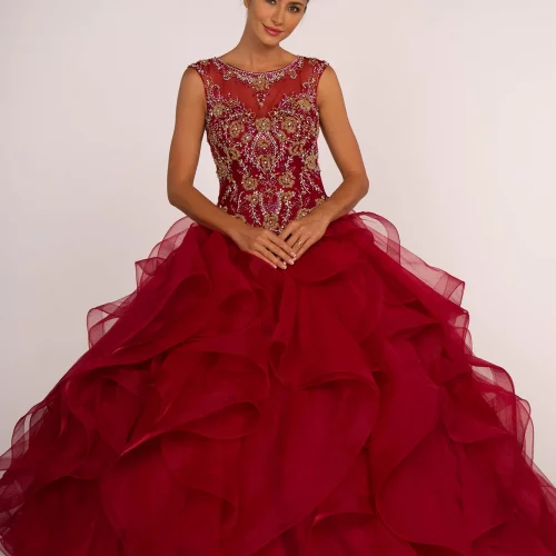 gl2511-burgundy-1-floor-length-quinceanera-tulle-beads-jewel-sheer-back-lace-up-cut-out-back-sleeveless-boat-neck-ball-gown-ruffle