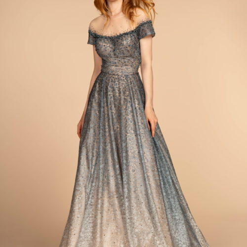 gl2558-grey-blue-1-long-prom-pageant-gala-red-carpet-lace-beads-open-back-zipper-v-back-short-sleeve-crew-neck-ball-gown