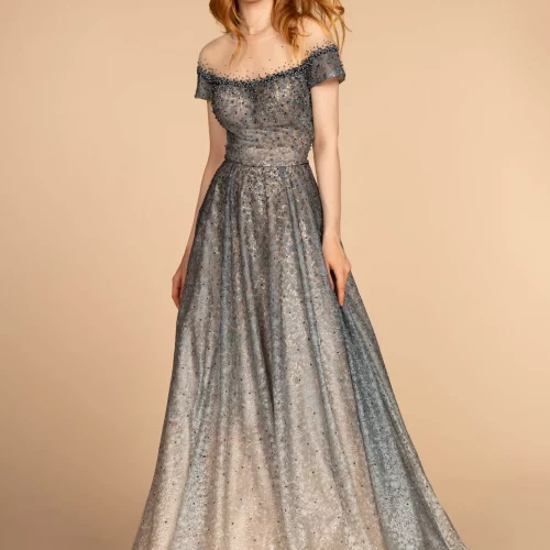 gl2558-grey-blue-1-long-prom-pageant-gala-red-carpet-lace-beads-open-back-zipper-v-back-short-sleeve-crew-neck-ball-gown