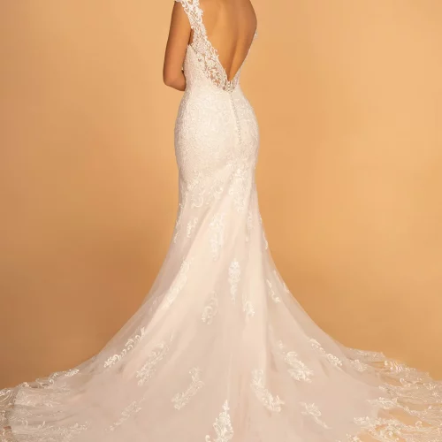 gl2595-ivory-cream-2-tail-wedding-gowns-mesh-embroidery-jewel-zipper-v-back-button-closure-sleeveless-v-neck-mermaid-trumpet