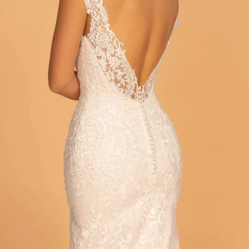 gl2595-ivory-cream-4-tail-wedding-gowns-mesh-embroidery-jewel-zipper-v-back-button-closure-sleeveless-v-neck-mermaid-trumpet