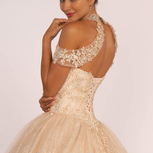 gl2602-champagne-4-floor-length-quinceanera-mesh-embroidery-jewel-corset-cut-away-shoulder-halter-ball-gown