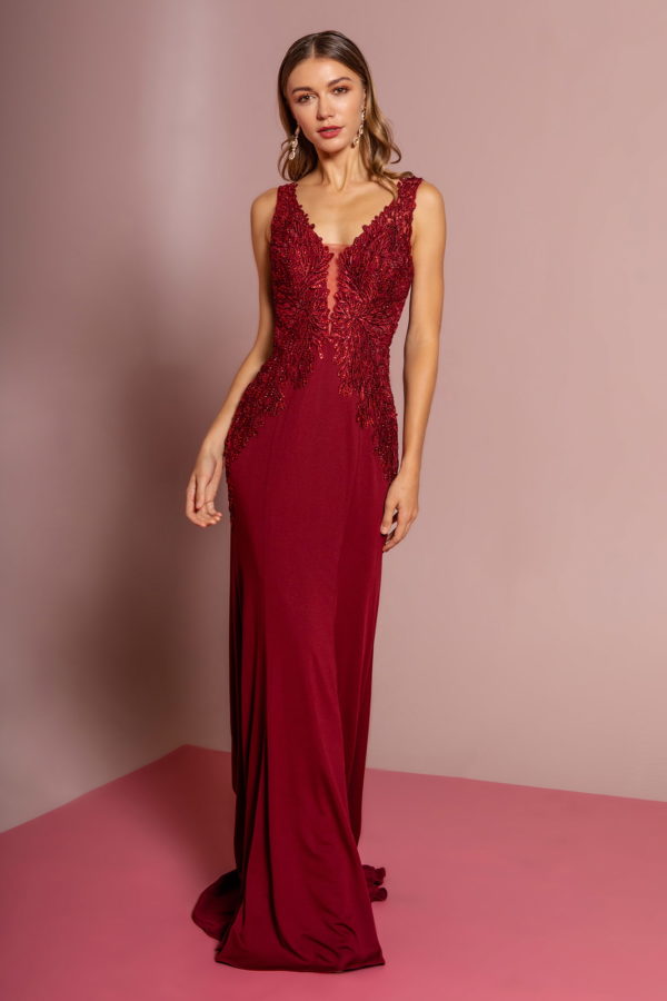 gl2614-burgundy-1-long-prom-pageant-mother-of-bride-gala-red-carpet-rome-jersey-embroidery-jewel-zipper-v-back-sleeveless-illusion-v-neck-mermaid-trumpet