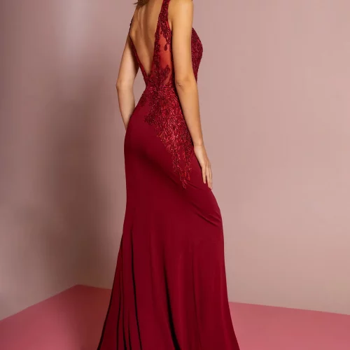 gl2614-burgundy-2-long-prom-pageant-mother-of-bride-gala-red-carpet-rome-jersey-embroidery-jewel-zipper-v-back-sleeveless-illusion-v-neck-mermaid-trumpet