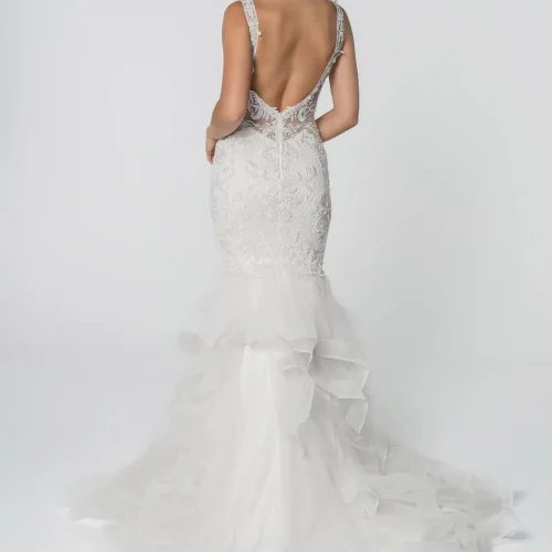 gl2814-ivory-2-tail-wedding-gowns-lace-beads-open-back-zipper-strapless-v-neck-mermaid-trumpet
