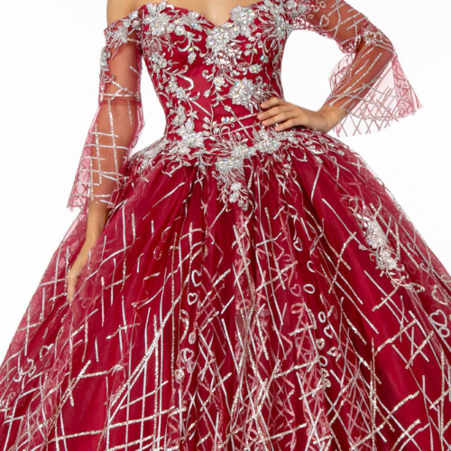 gl2911-burgundy-3-floor-length-quinceanera-mesh-beads-glitter-open-back-corset-cut-away-shoulder-sweetheart-ball-gown
