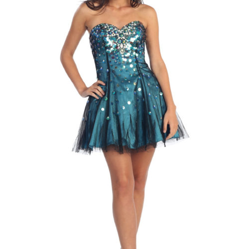 gs1023-turquoise-1-short-homecoming-cocktail-damas-date-night-tulle-beads-jewel-open-back-zipper-strapless-sweetheart-babydoll