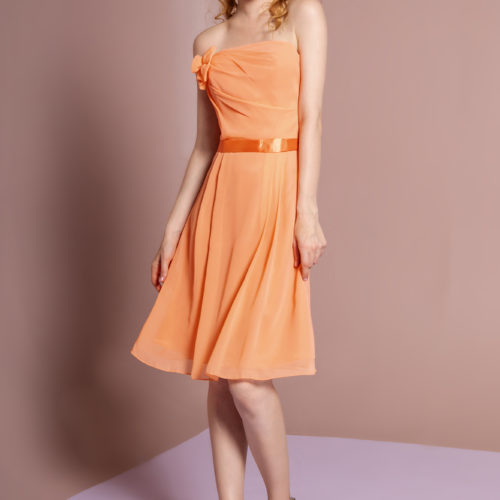 gs1080-orange-1-knee-length-homecoming-cocktail-bridesmaids-damas-date-night-chiffon-open-back-zipper-strapless-straight-across-a-line-floral