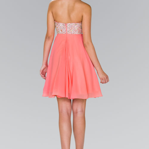 gs1142-coral-2-short-homecoming-cocktail-date-night-chiffon-jewel-open-back-zipper-strapless-sweetheart-a-line