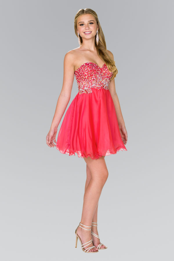 gs2088-watermelon-1-short-homecoming-cocktail-date-night-tulle-jewel-sequin-open-back-zipper-strapless-sweetheart-babydoll