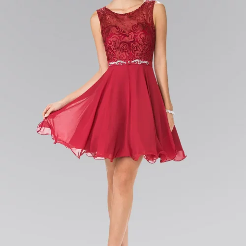 gs2314-burgundy-1-short-homecoming-cocktail-bridesmaids-damas-date-night-chiffon-lace-jewel-covered-back-zipper-sleeveless-scoop-neck-a-line