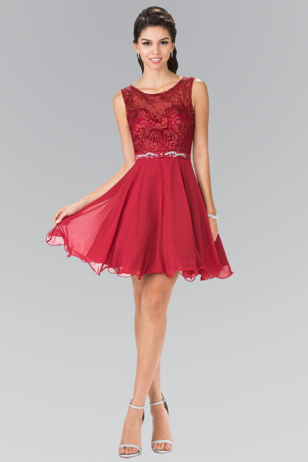 gs2314-burgundy-1-short-homecoming-cocktail-bridesmaids-damas-date-night-chiffon-lace-jewel-covered-back-zipper-sleeveless-scoop-neck-a-line