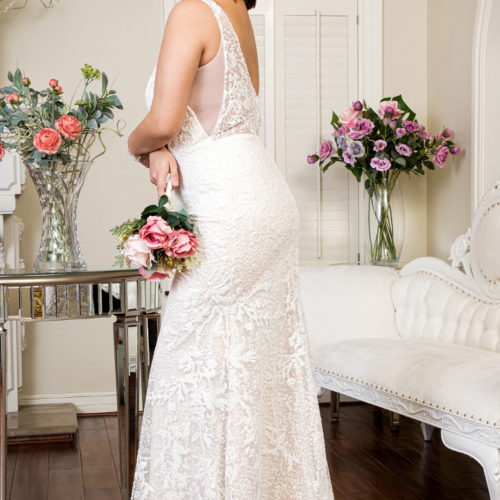 gl1903-ivory-4-long-wedding-gowns-mesh-glitter-sheer-zipper-v-back-straps-illusion-v-neck-mermaid