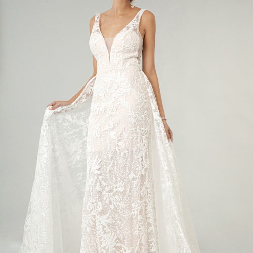 gl1903-ivory-5-long-wedding-gowns-mesh-glitter-sheer-zipper-v-back-straps-illusion-v-neck-mermaid
