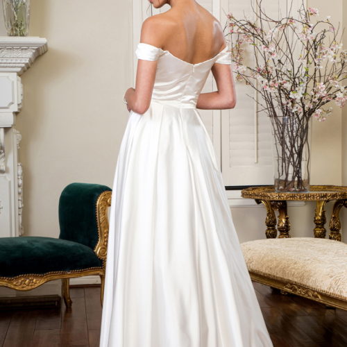 gl1908-ivory-2-long-wedding-gowns-satin-zipper-v-back-cut-away-shoulder-sweetheart-a-line