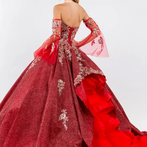gl1912-burgundy-2-floor-length-prom-pageant-gala-red-carpet-tulle-glitter-zipper-v-back-short-sleeve-v-neck-mermaid-trumpet